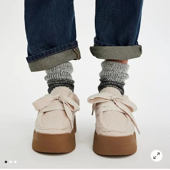 Free People Volo Platform Corduroy Mules Size 7.5 - Picture 3 of 4